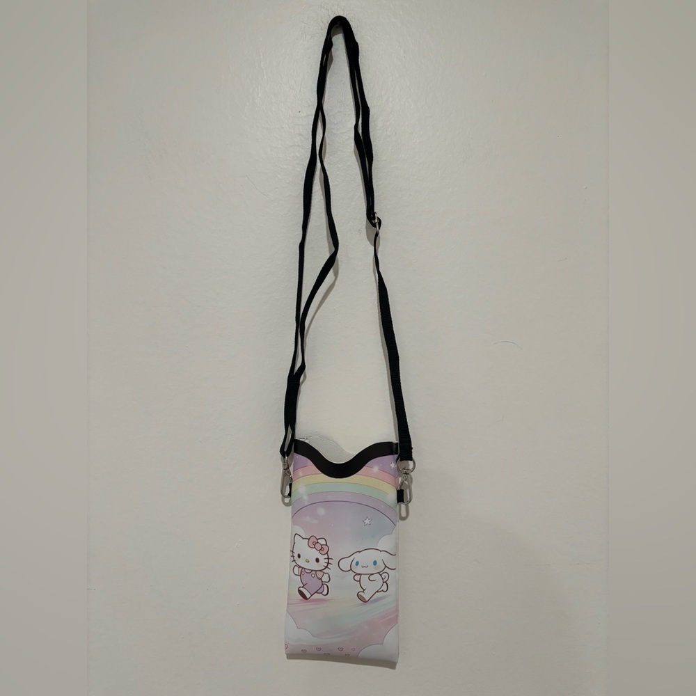 Hello Kitty & Cinnamoroll Rainbow Crossbody Bag/ Phone Bag